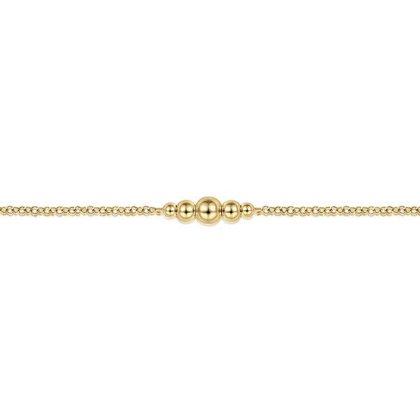 Yellow Gold Bracelet Image 2 Flora Gems Decatur, IL
