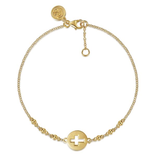 Yellow Gold Bracelet Image 2 Flora Gems Decatur, IL