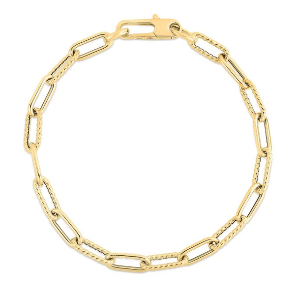 Roberto Coin Paper Clip Bracelet Flora Gems Decatur, IL