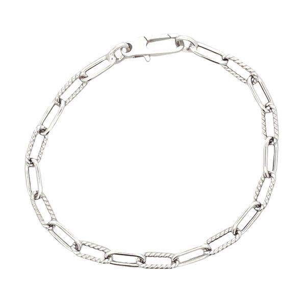 Roberto Coin Paperclip Bracelet Flora Gems Decatur, IL