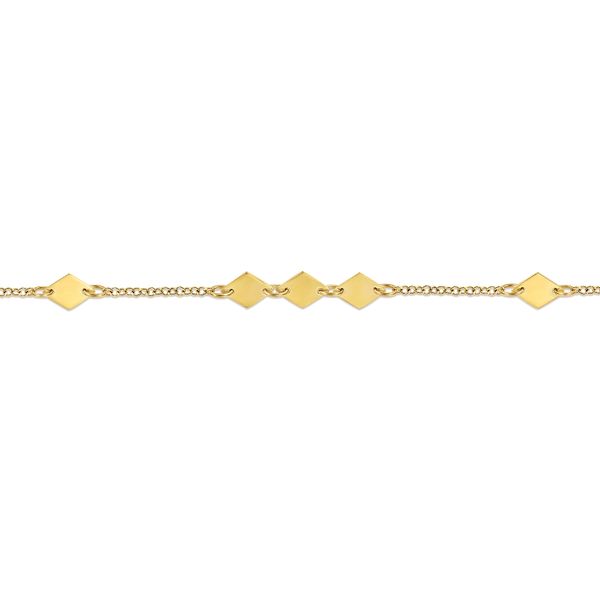 Yellow Gold Bracelet Image 2 Flora Gems Decatur, IL