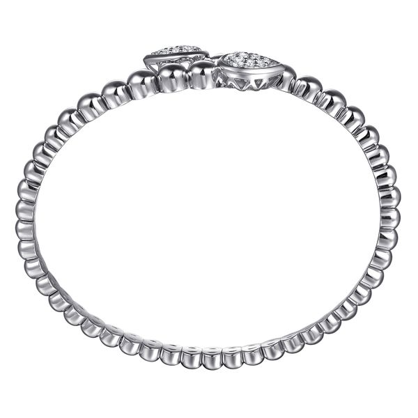 Sterling Silver and White Sapphire Bracelet Image 2 Flora Gems Decatur, IL