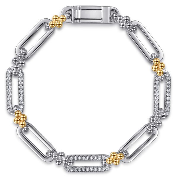 Sterling Silver and White Sapphire Bracelet Flora Gems Decatur, IL