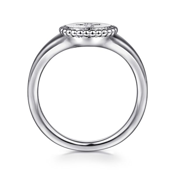 Sterling Silver & Diamond Ring Image 2 Flora Gems Decatur, IL