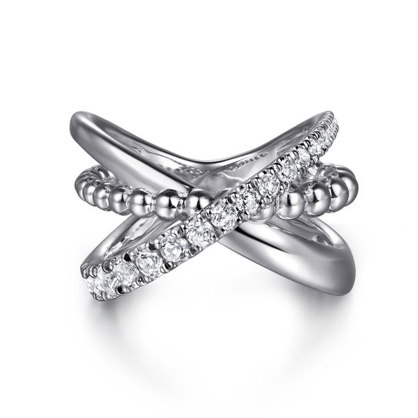Sterling Silver and White Sapphire Ring Flora Gems Decatur, IL