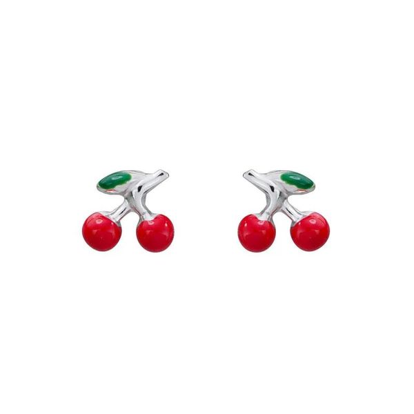 Children's Cherry Earrings Flora Gems Decatur, IL