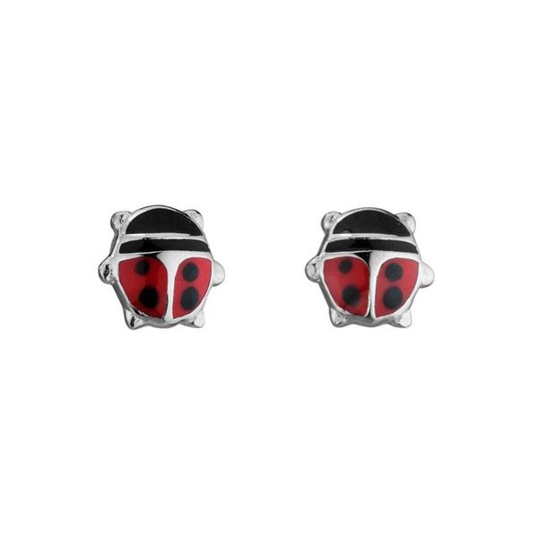 Children's Ladybug Earrings Flora Gems Decatur, IL