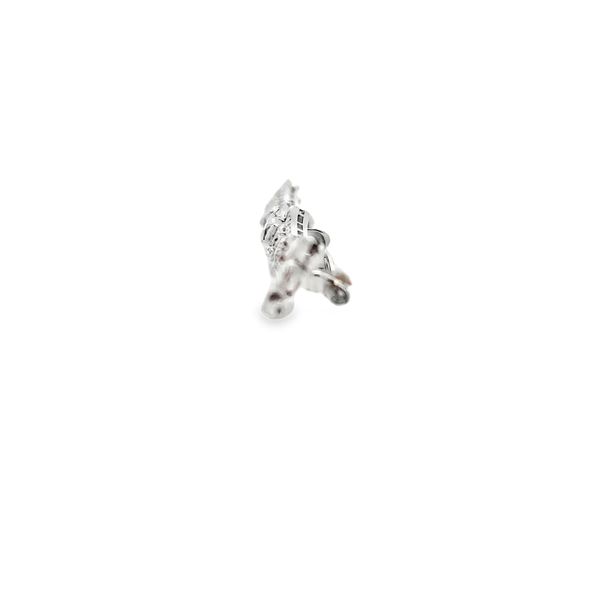 Estate - Sapphire and Diamond Brooch Image 2 Flora Gems Decatur, IL