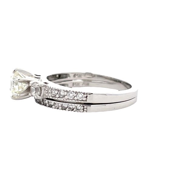 Estate - Diamond Ring Set Image 2 Flora Gems Decatur, IL