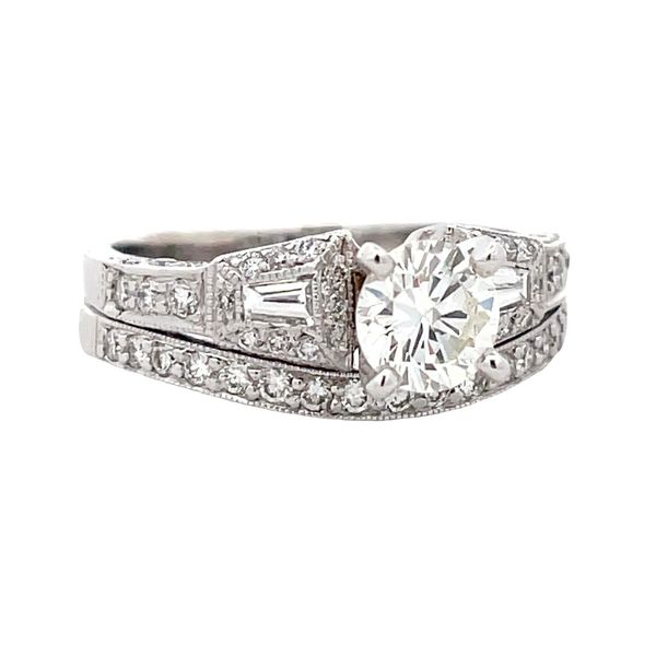 Estate - Engagement Ring and Band Flora Gems Decatur, IL