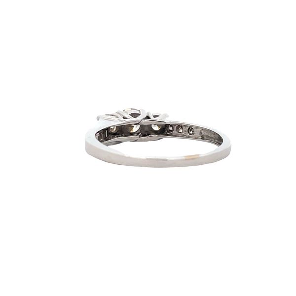 Estate - Three Stone Diamond Ring Image 3 Flora Gems Decatur, IL