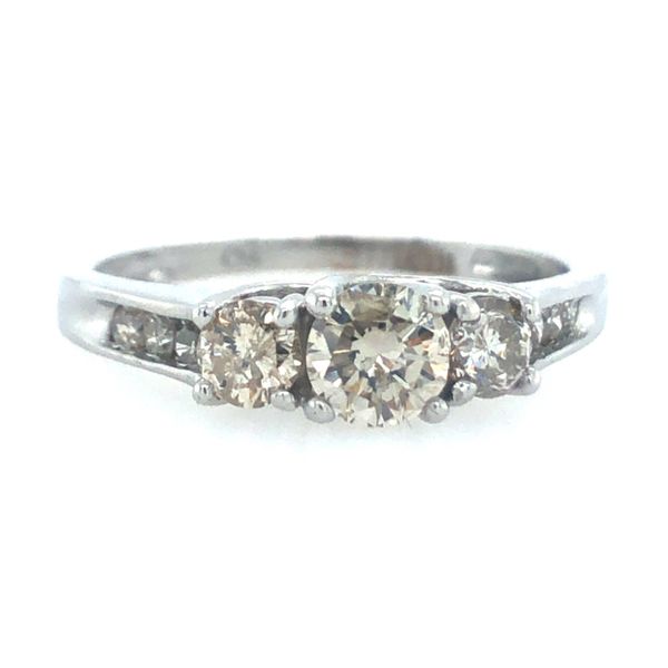 Estate - Three Stone Diamond Ring Flora Gems Decatur, IL