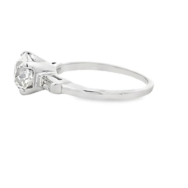 Estate - Three Stone Diamond Ring Image 2 Flora Gems Decatur, IL