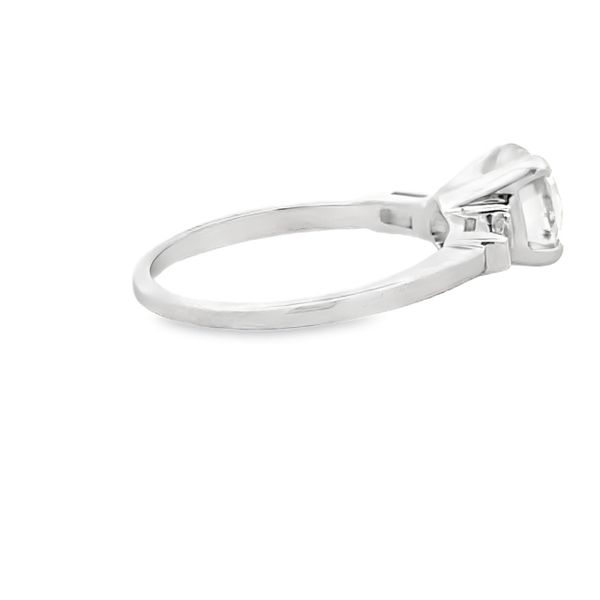 Estate - Three Stone Diamond Ring Image 4 Flora Gems Decatur, IL