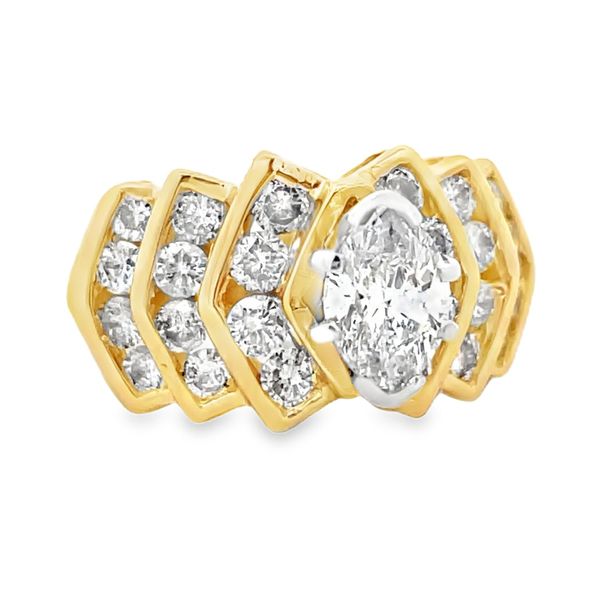 Estate - Diamond Ring Flora Gems Decatur, IL