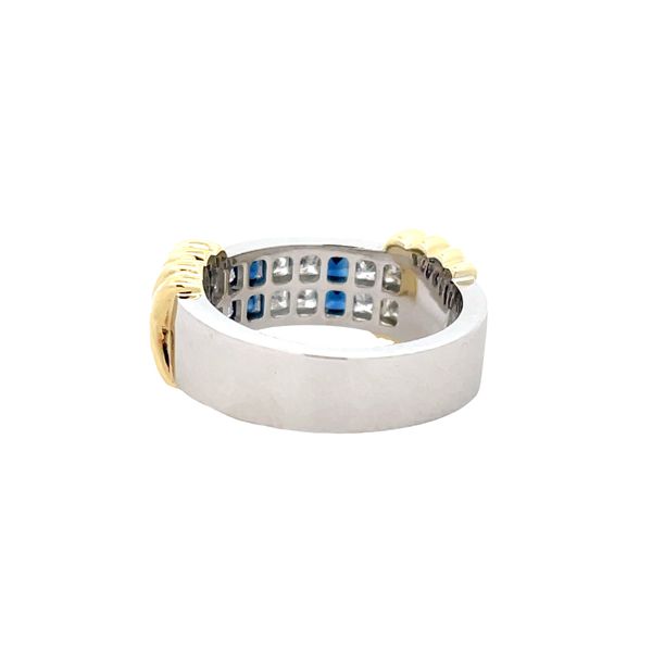 Estate - Sapphire and Diamond Ring Image 3 Flora Gems Decatur, IL