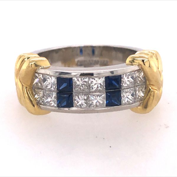 Estate - Sapphire and Diamond Ring Flora Gems Decatur, IL