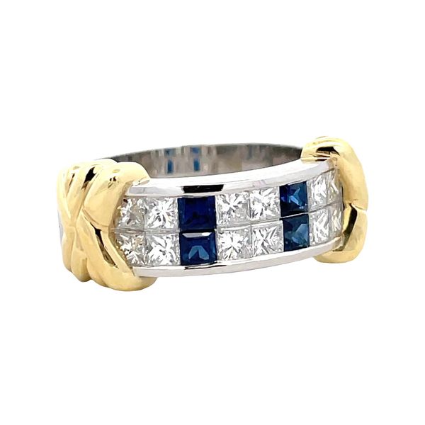 Estate - Sapphire and Diamond Ring Flora Gems Decatur, IL