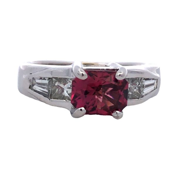 Estate - Pink Tourmaline and Diamond Ring Flora Gems Decatur, IL