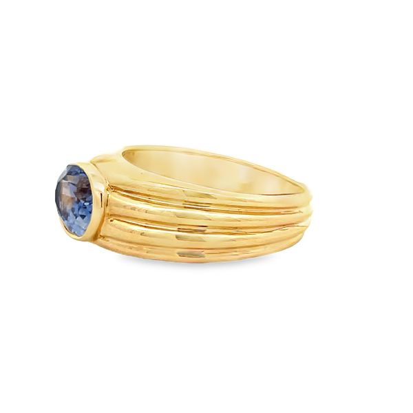 Estate - Blue Sapphire Ring Image 2 Flora Gems Decatur, IL