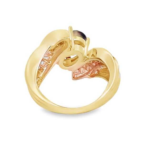 Estate - Spessartite Garnet and Diamond Ring Image 3 Flora Gems Decatur, IL