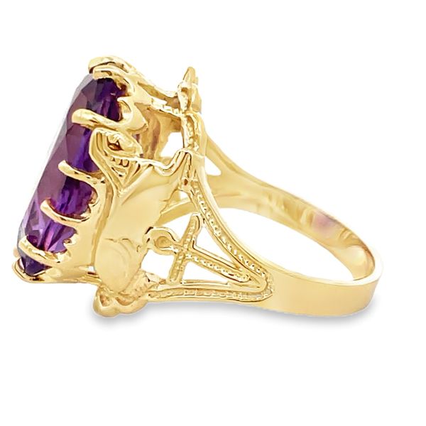 Estate - Amethyst Ring Image 2 Flora Gems Decatur, IL