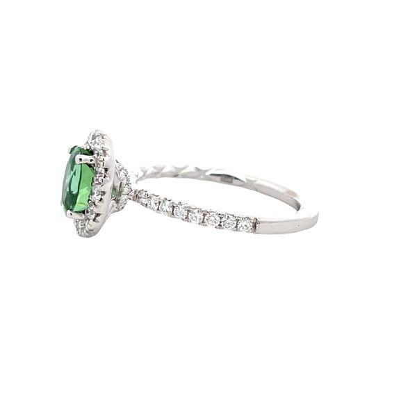 Estate - Tourmaline and Diamond Ring Image 2 Flora Gems Decatur, IL