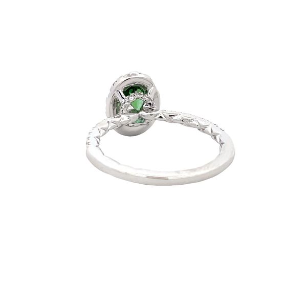 Estate - Tourmaline and Diamond Ring Image 3 Flora Gems Decatur, IL
