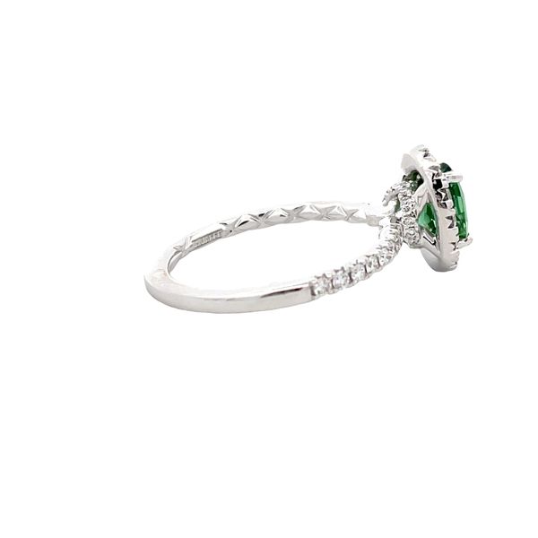 Estate - Tourmaline and Diamond Ring Image 4 Flora Gems Decatur, IL
