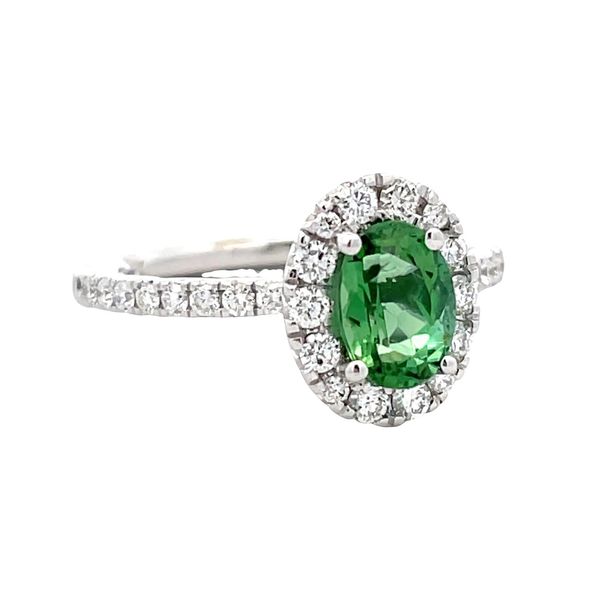 Estate - Tourmaline and Diamond Ring Flora Gems Decatur, IL
