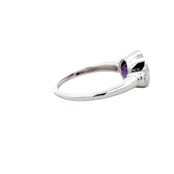 Estate - Amethyst and Diamond Ring Image 4 Flora Gems Decatur, IL