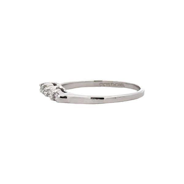 Estate - Curved Diamond Band Image 2 Flora Gems Decatur, IL