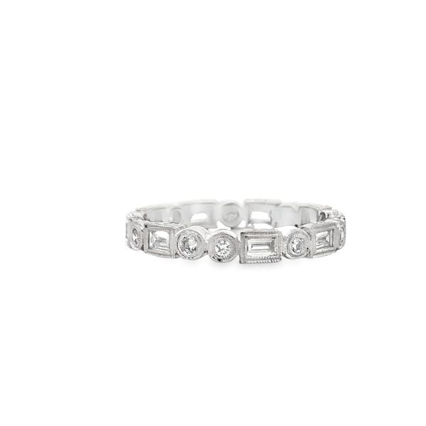 Estate - Diamond Eternity Ring Image 3 Flora Gems Decatur, IL