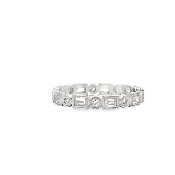 Estate - Diamond Eternity Ring Image 4 Flora Gems Decatur, IL
