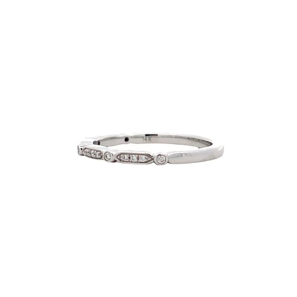 Estate - Diamond Stackable Ring Image 2 Flora Gems Decatur, IL
