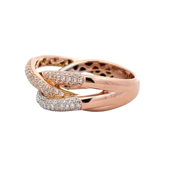 Estate - Diamond Criss Cross Ring Image 2 Flora Gems Decatur, IL