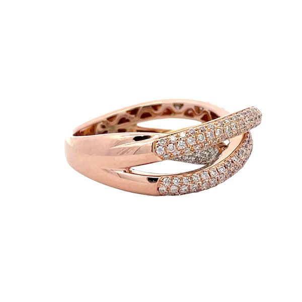 Estate - Diamond Criss Cross Ring Image 4 Flora Gems Decatur, IL
