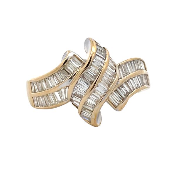 Estate - Diamond Bypass Ring Flora Gems Decatur, IL