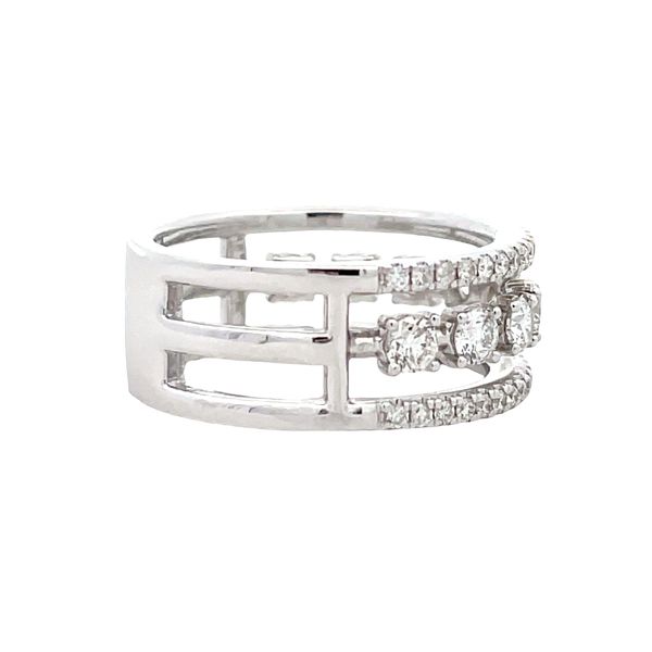 Estate - Diamond Fashion Ring Image 4 Flora Gems Decatur, IL