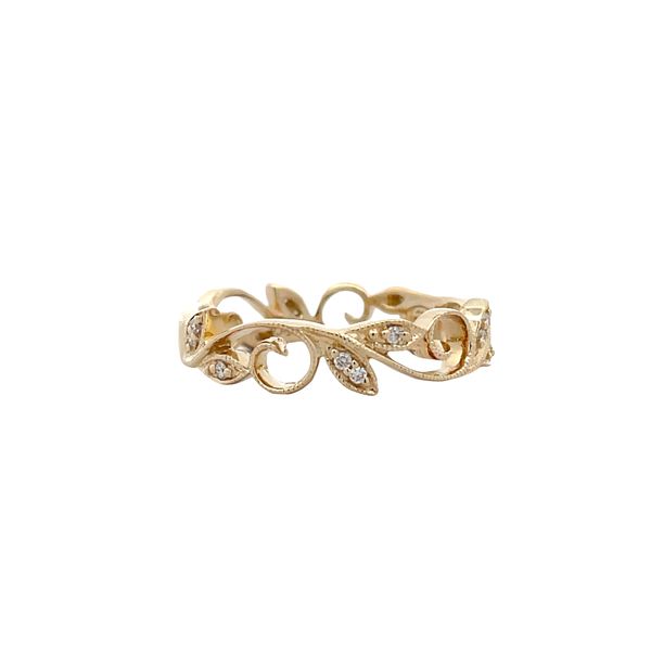 Estate - Diamond Stackable Ring Image 4 Flora Gems Decatur, IL