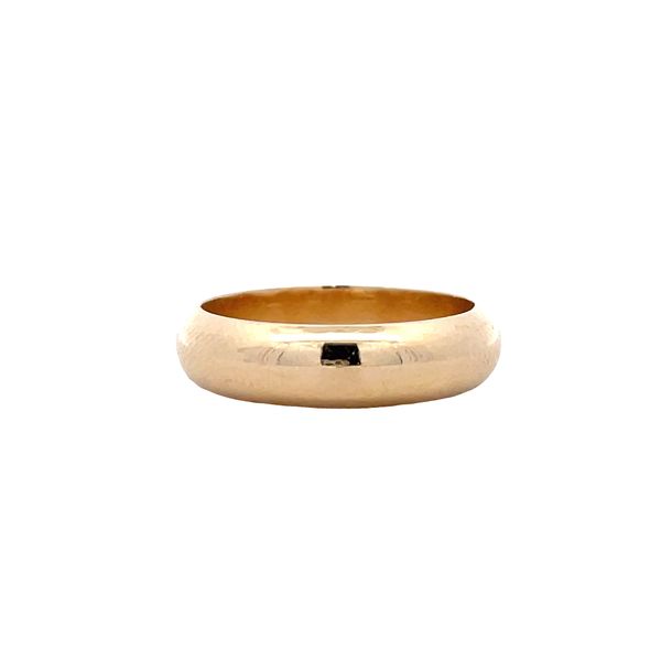 Estate - Yellow Gold Band Image 2 Flora Gems Decatur, IL