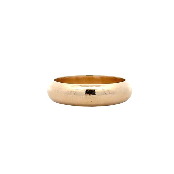 Estate - Yellow Gold Band Image 3 Flora Gems Decatur, IL