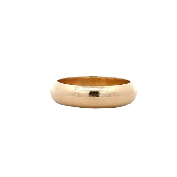 Estate - Yellow Gold Band Image 4 Flora Gems Decatur, IL