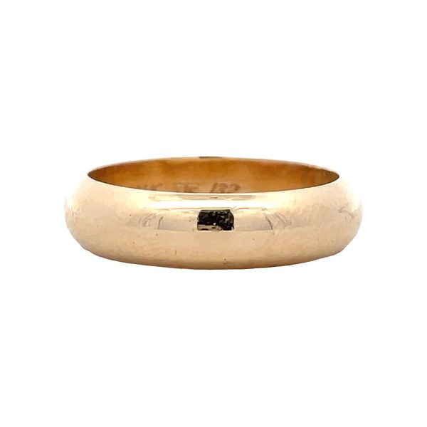Estate - Yellow Gold Band Flora Gems Decatur, IL