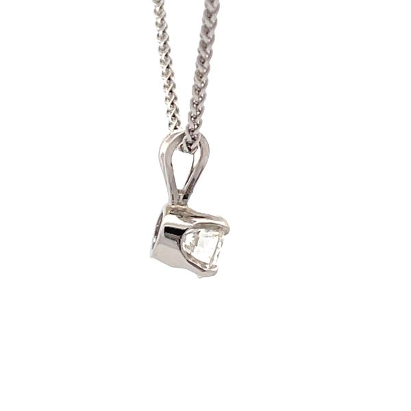 Estate - Diamond Solitaire Pendant Image 4 Flora Gems Decatur, IL