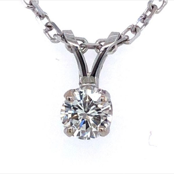 Estate - Diamond Solitaire Pendant Flora Gems Decatur, IL