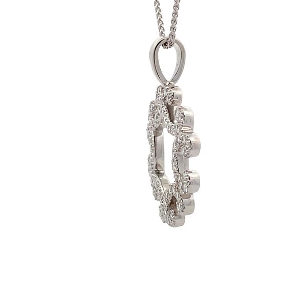 Estate - Diamond Snowflake Pendant Image 2 Flora Gems Decatur, IL