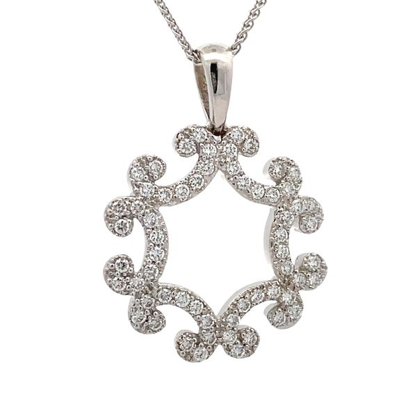 Estate - Diamond Snowflake Pendant Flora Gems Decatur, IL