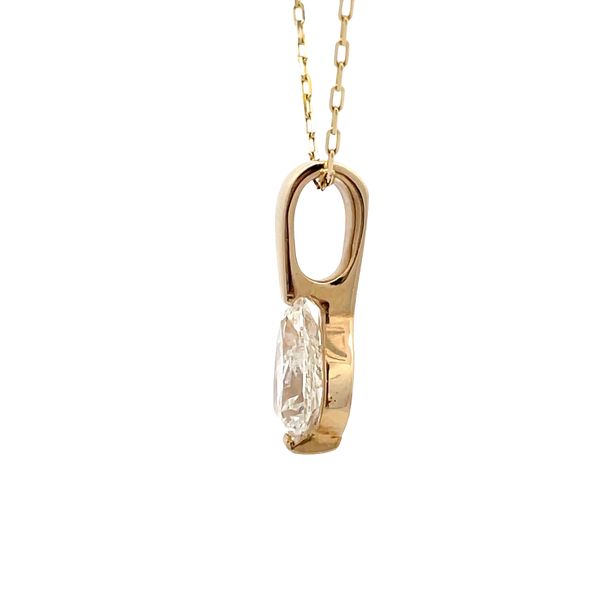 Estate - Diamond Solitaire Pendant Image 2 Flora Gems Decatur, IL