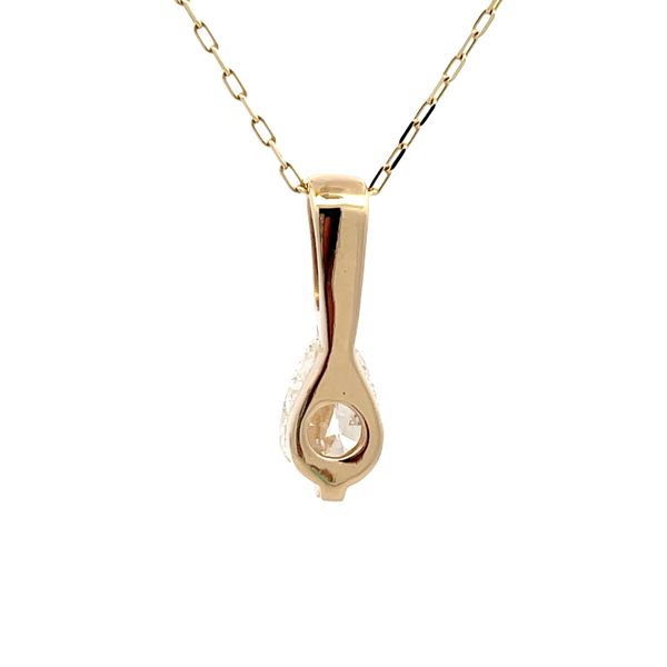 Estate - Diamond Solitaire Pendant Image 3 Flora Gems Decatur, IL